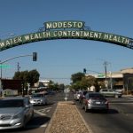 Modesto,,California,,Usa,-,July,15,,2021:,Daytime,View,Of